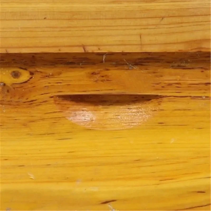 

7-Frame Beehives Fir Wood, Beeswax Coated Beekeeping Box with Standard Honeycomb Frame