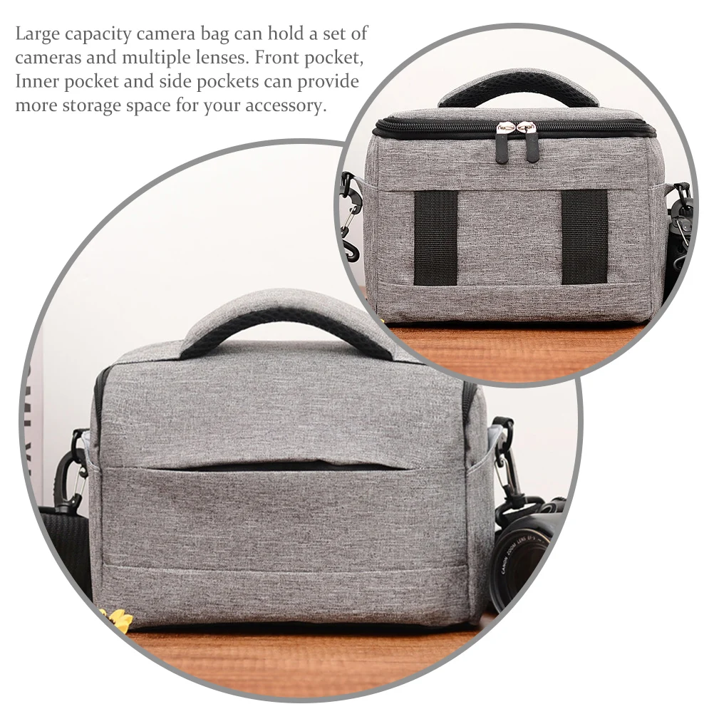 

Camera Bag Portable over Shoulder Nylon Travel Sling for Photographers Storage Pouch Digital