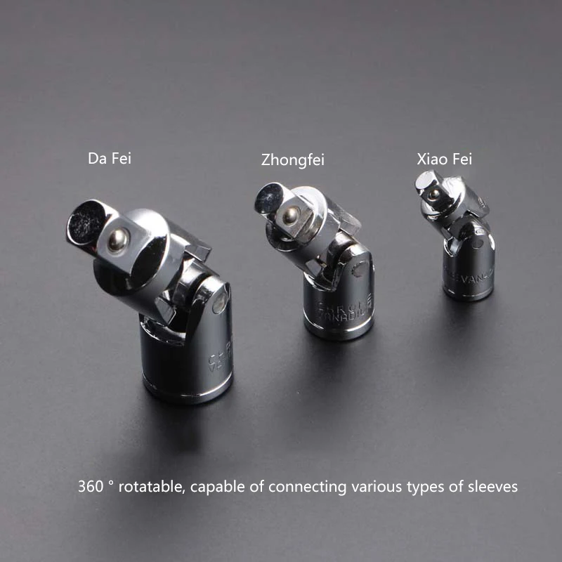 1PC Manual And Pneumatic Bendable Adapter Socket Tools Universal Joint Ratchet Angle Extension Bar Socket Adapter