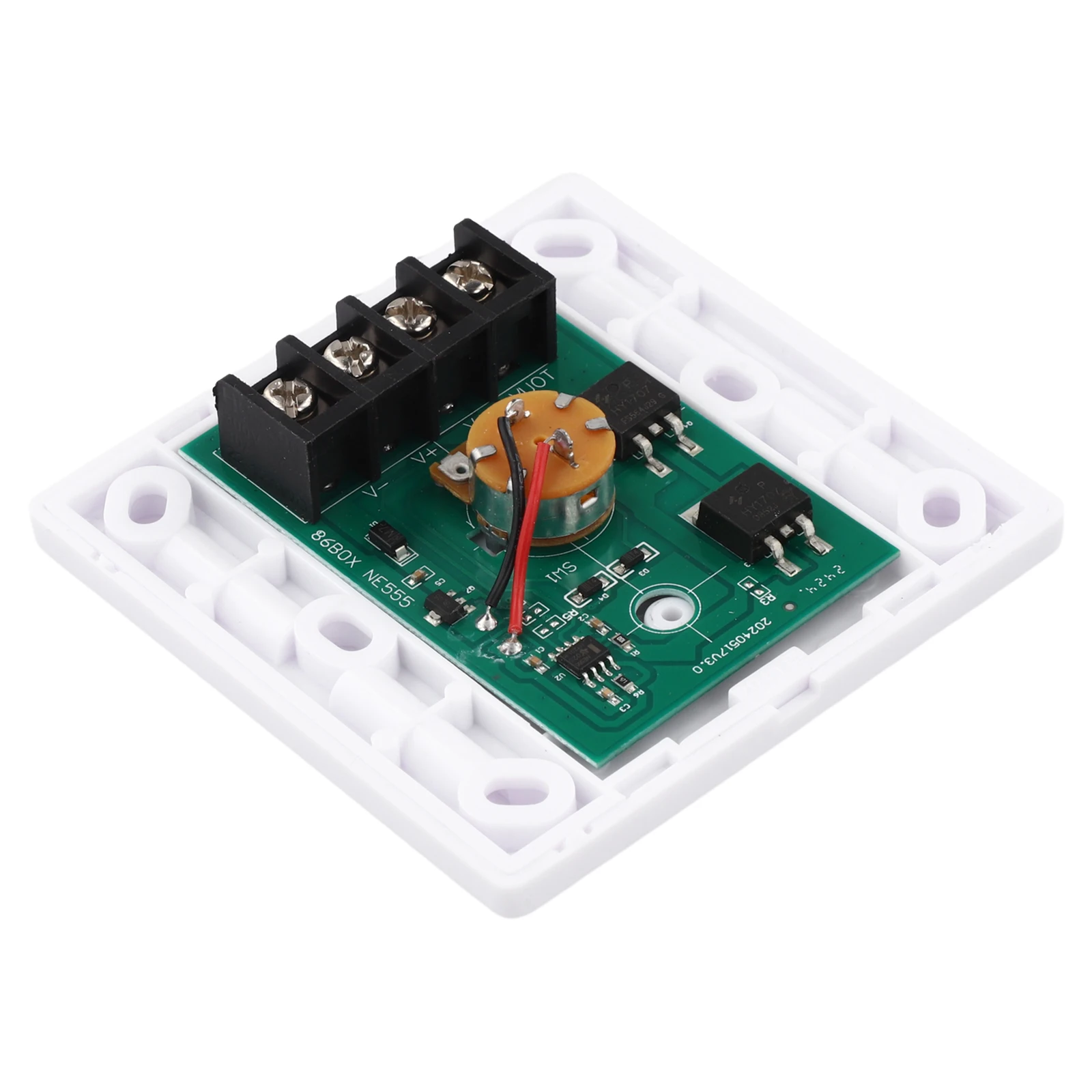 

Brightness Adjustment Knob Controller Dual-Sided PCB Imported MOS Tube Input Voltage 12-24V High Efficiency Dimmer Controller