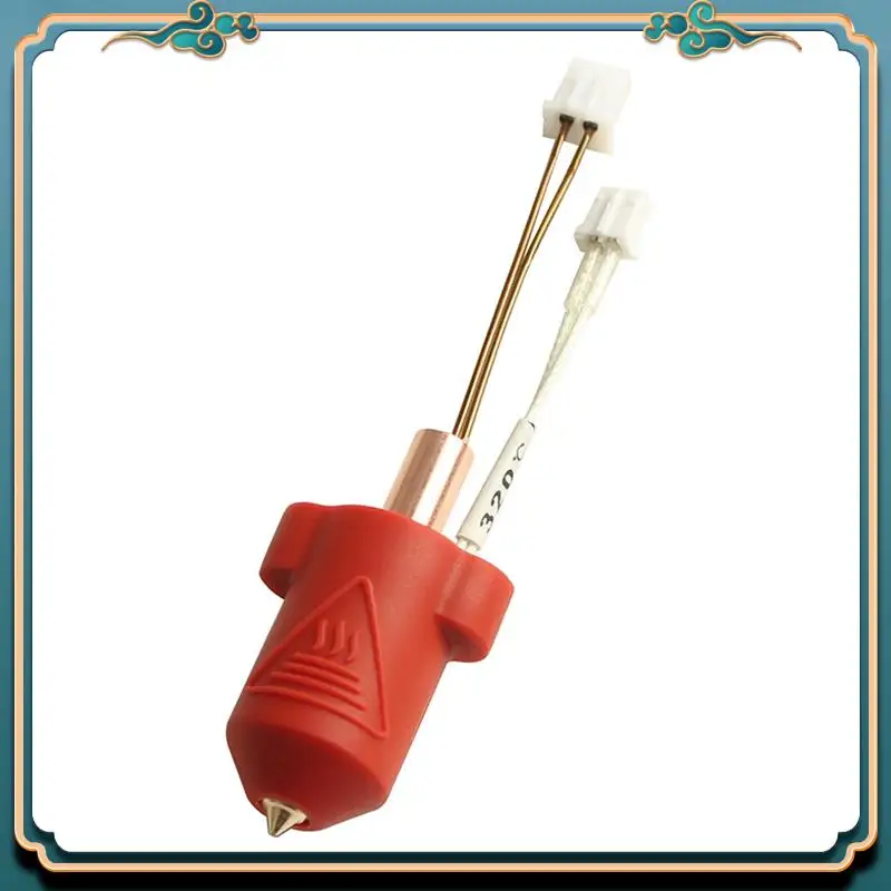 (جديد) - لـ Creality K1/ K1 Max مجموعة Hotend المطورة كتلة تسخين مقاومة لدرجات الحرارة العالية من التيتانيوم الحلق Hotend