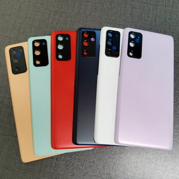 لسامسونج غالاكسي S20FE S20 FE عودة غطاء البطارية الباب الخلفي الإسكان غطاء استبدال مع عدسة الكاميرا ل غالاكسي S20fe G780F