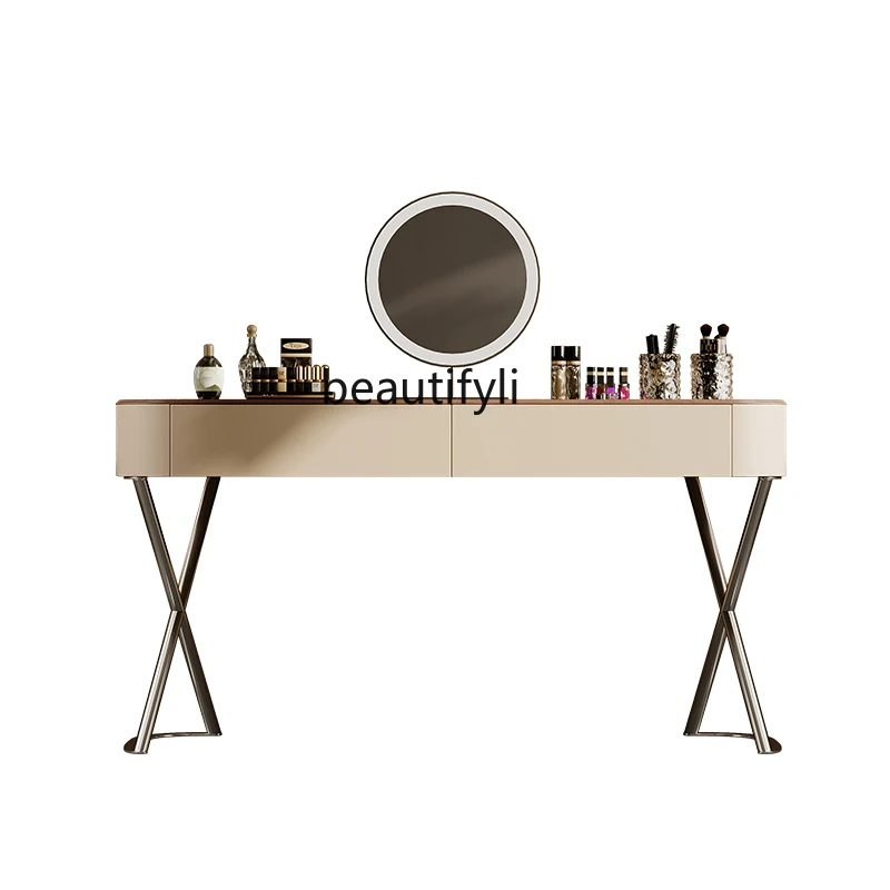 

Dresser Italian minimalist high-end makeup table household designer bedside makeup table