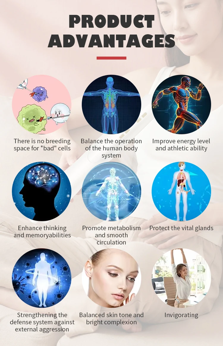 Iteracare Neuestes Terahertz-Wellen Blaulicht-Heilungs-Zellaktivator Stretch Wand Wellness-Gesundheitsgerät – Detail 5