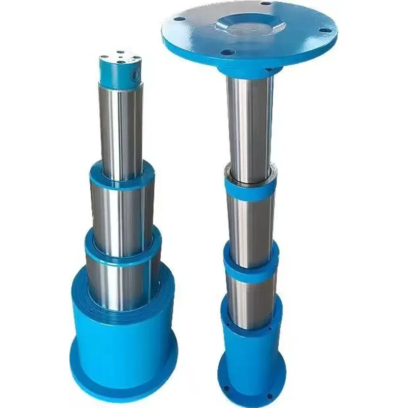 Double-Acting Telescopic Heavy-Duty Large-Tonnage Hydraulic Cylinder Multi-Stage Hydraulic Cylinder Engineering Lifting Jack