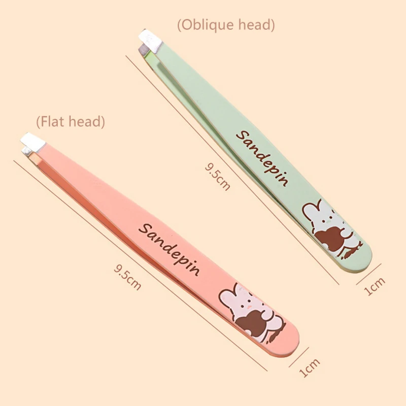 Professional Eyebrow Tweezers Stainless Steel Hair Removal Clip For Eyebrow Tweezer Makeup Beauty Colorful