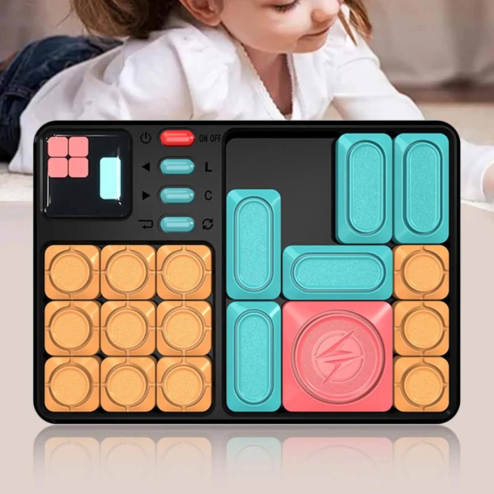 Super Slide Huarong Road Smart Sensor Game 500+ Levelled Challenge Learning Puzzle Interactive Toys Smart clearance sensor