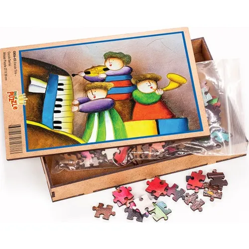 King Of Jigsaw Puzzle Kids Trio Wooden Puzzle 204 Parts