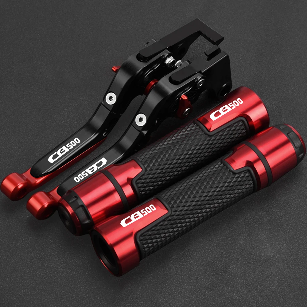 

For Honda CB500F CB 500 F/X CB500 F CB500X CB500F/X 2022 Motorcycle Accessories Adjustable Brake Clutch Levers & Handlebar grips