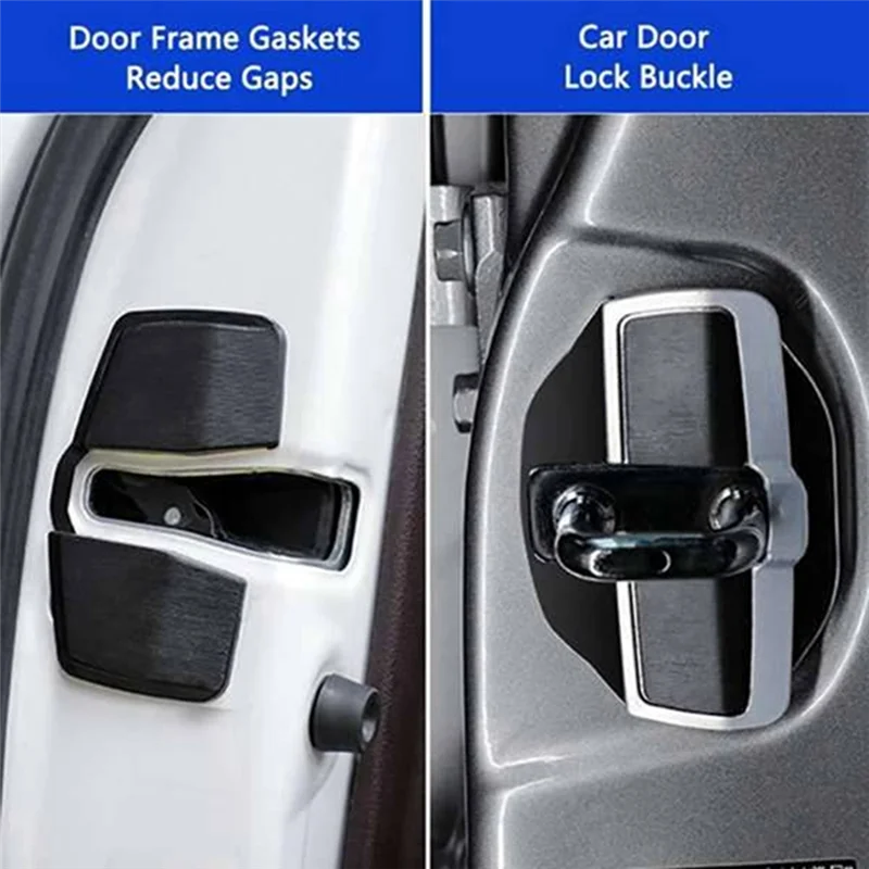 ตัวล็อคประตูรถยนต์ TRD ตัวกันกระแทก ตัวล็อค ตัวหยุด สำหรับรถยนต์โตโยต้า แคมรี่ RAV4 ซีเอ็นน่า คราวน์ ยาริส ไฮแลนเดอร์-N25R