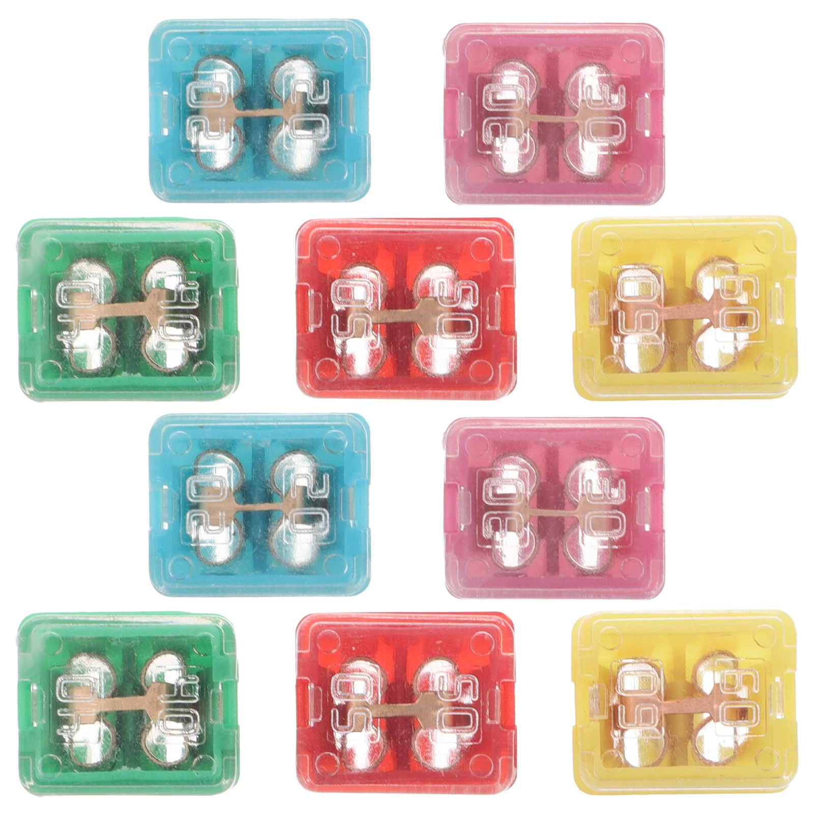 

10 Pcs Car Fuse Auto Kit Interpolation Assortment Automotive Mini Copper Accessories