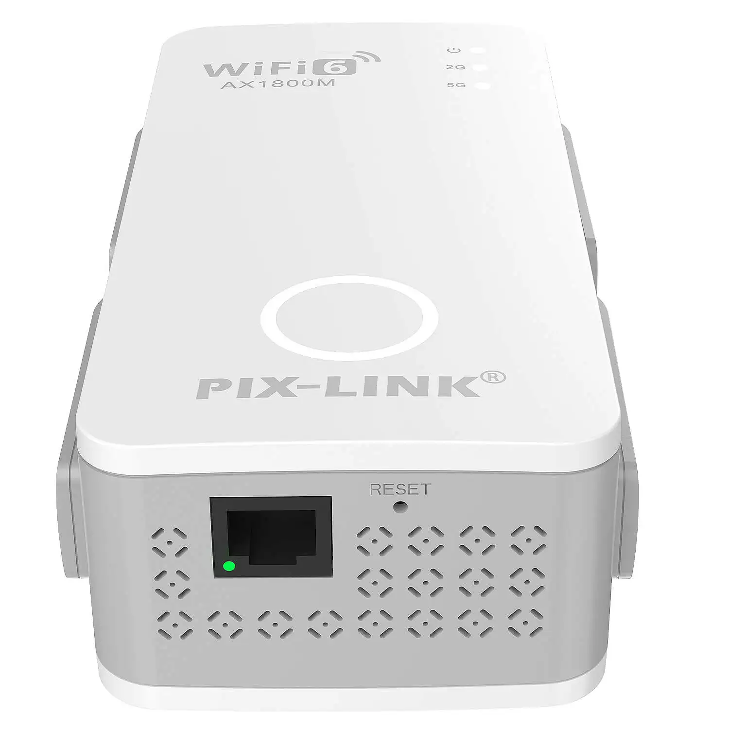 픽스링크 WiFi 6 AX1800 리피터 확장기 신호 증폭기 듀얼 밴드 2.4G/5GHz Wi-Fi 신호 증폭기 장거리 네트워크 간편 설정