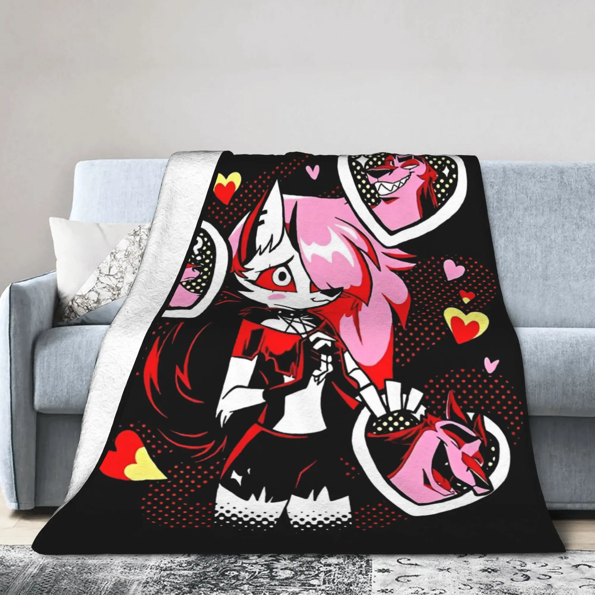 Loona  Fleece Blanket  Customized Throw Blanket for Bed Sofa Couch 200x150cm Quilt,