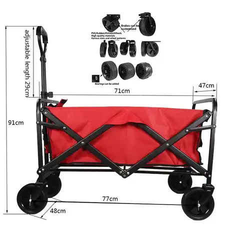 할인 판매로 인해 손실을 입은 공장 제조 접이식 트롤리