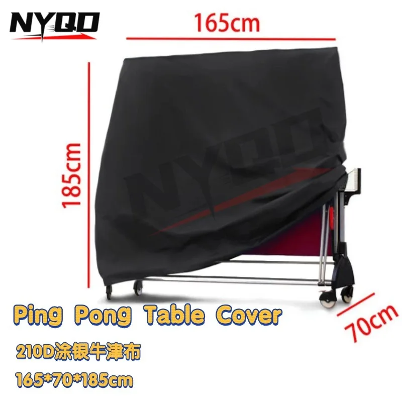 

165x70x185cm Ping Pong Table Cover Waterproof Dustproof Oxford Cloth Table Tennis Cover for Indoor Outdoor Use
