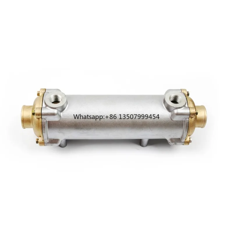 Aqualine Manufactured Marine Engine Oil Condenser Water Cooling Heat Exchanger with Core Component