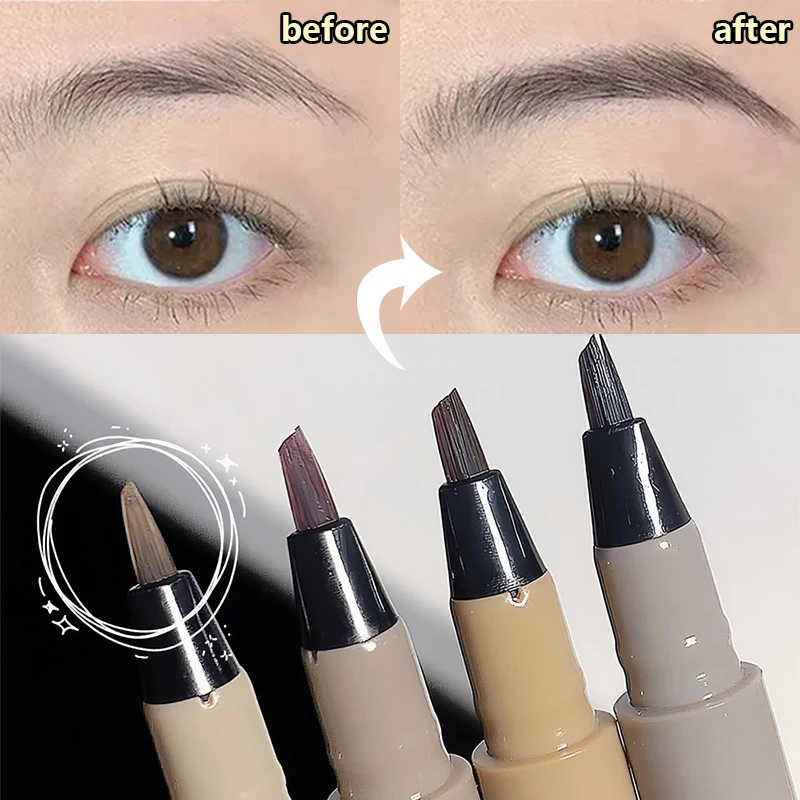 Water Liquid Eyebrow Pencil Waterproof Long Lasting Tint EyeBrow Pen Sweat-proof Matte No Blooming Eyeliner Eyes Makeup Cosmetic