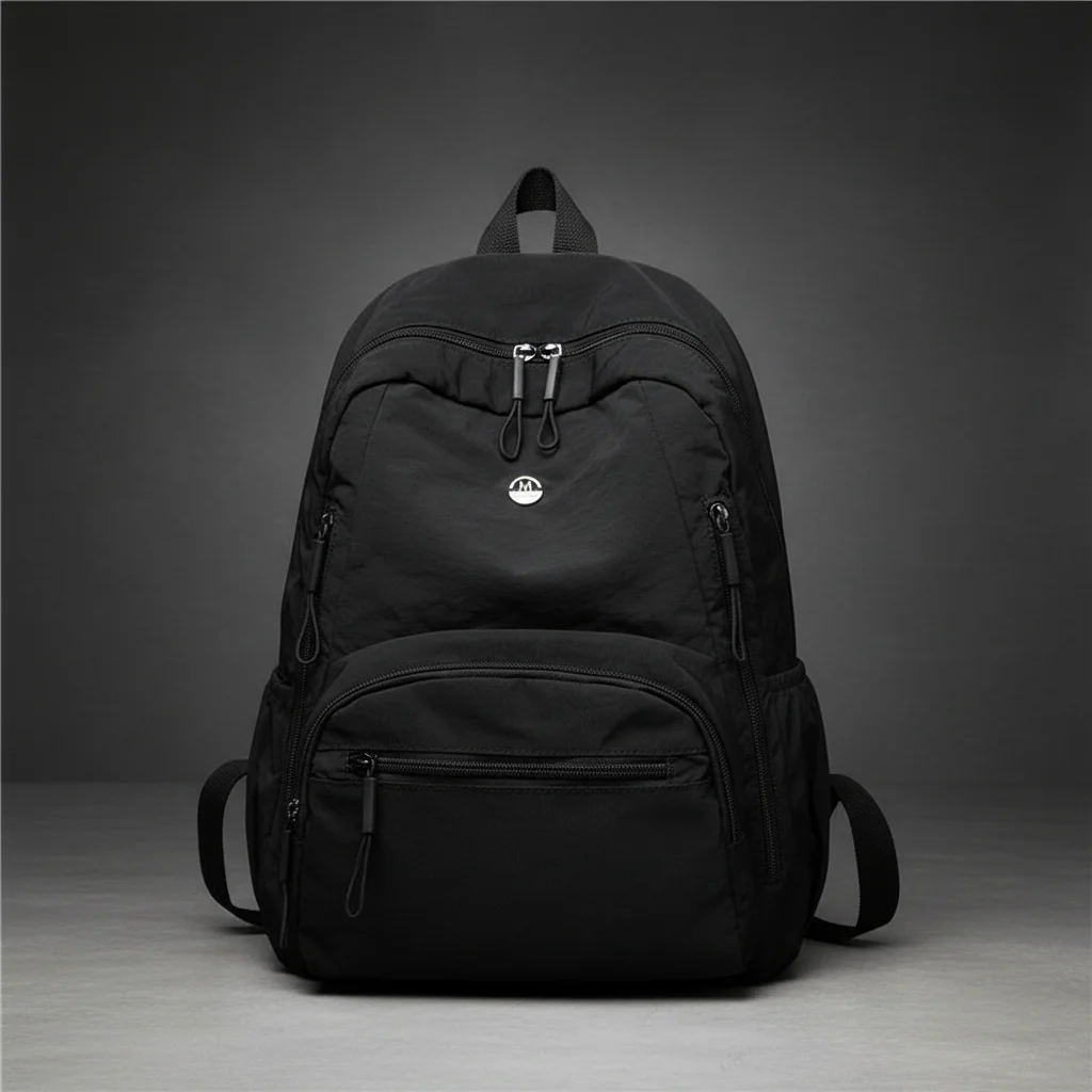 

Women Nylon Backpack With Multiple Pockets Large Capacity Travel Bag Waterproof Design For Daily Commute