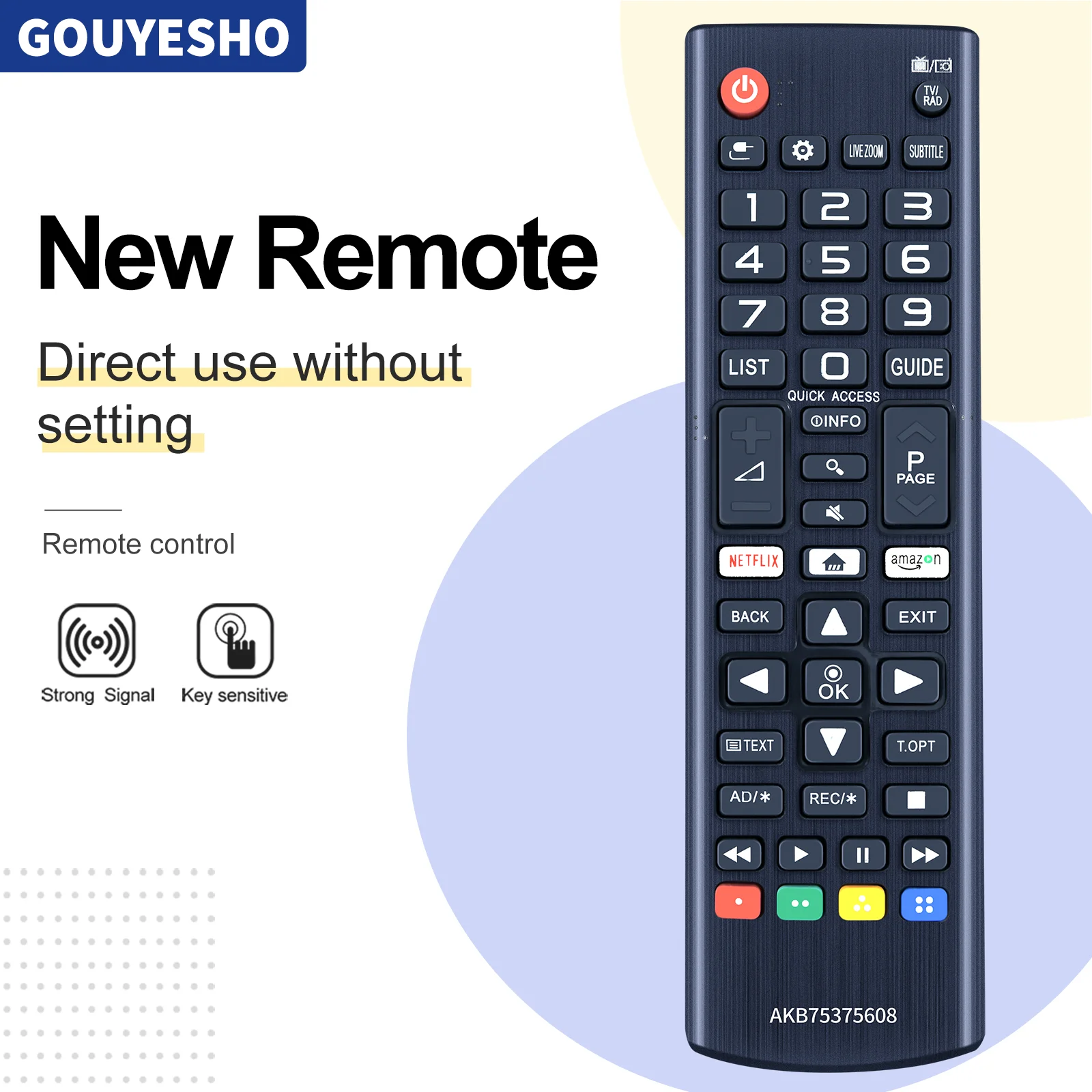 New For L/G AKB75375608 43UN70006LA Smart TV Remote Control  75UK6200PLB 65UK6750PLD 43UK6300LLB