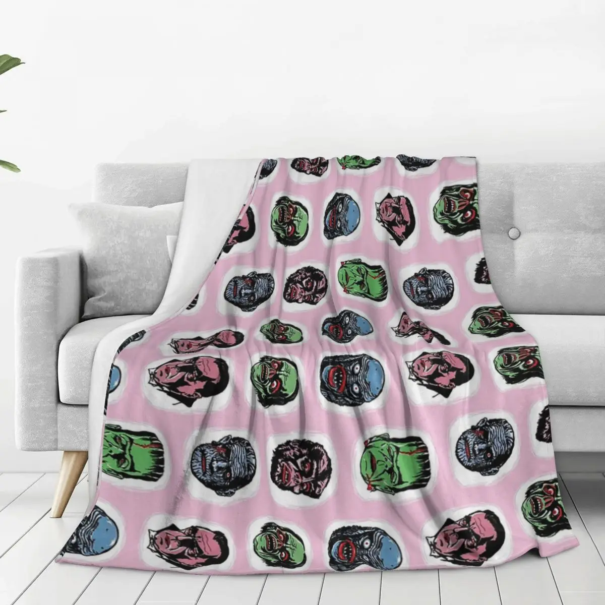 Famous Monsters Blanket Blanket Fleece Super Soft Throw Blankets Sofa Throw Blanket For Home Bedroom Office Throws Bedspread