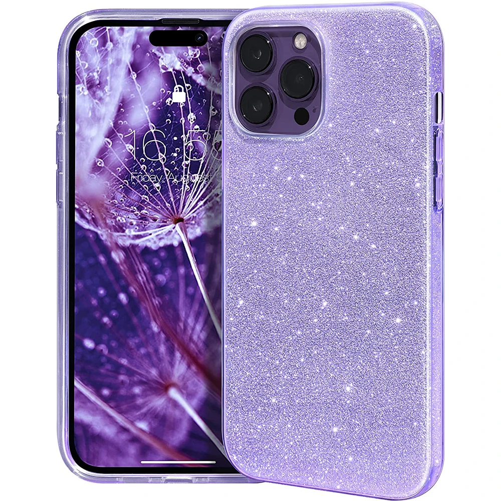 Purple Glitter Sparkle Cute Phone Case For iPhone 16 15 14 Plus 13 Pro Max 12 Mini 11 14Pro XR XS SE 2022 2020 Girls Women Cover - AliExpress 202192403 Purple Glitter Sparkle Cute Phone Case For iPhone 16 15 14 Plus 13 Pro Max 12 Mini 11 14Pro XR XS SE 2022 2020 Girls Women Cover - AliExpress 202192403