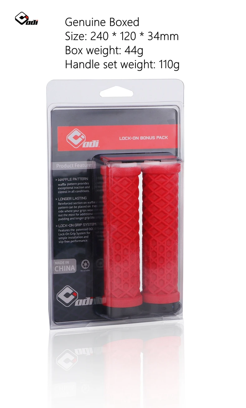 ODI Van Lock-On Bike Grips Dual Lock Ring System mit Silikon für ultimative Anti-Rutsch- und Stoßdämpfung auf MTB/BMX/Faltrad – Detail 9