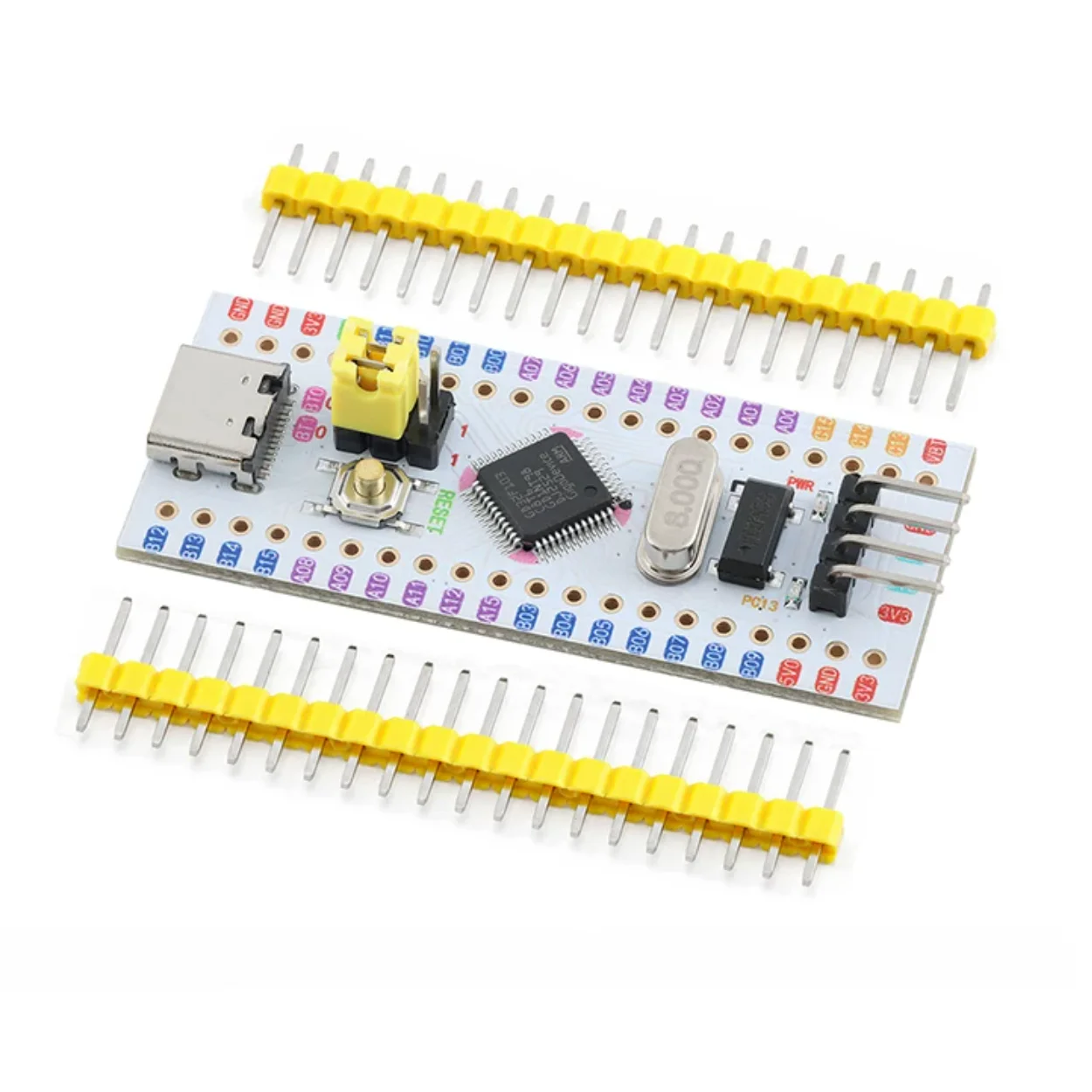 5pcs GD32F103C8T6 development board, ARM core board compatible with STM32 microcontrollers (Type-C interface)