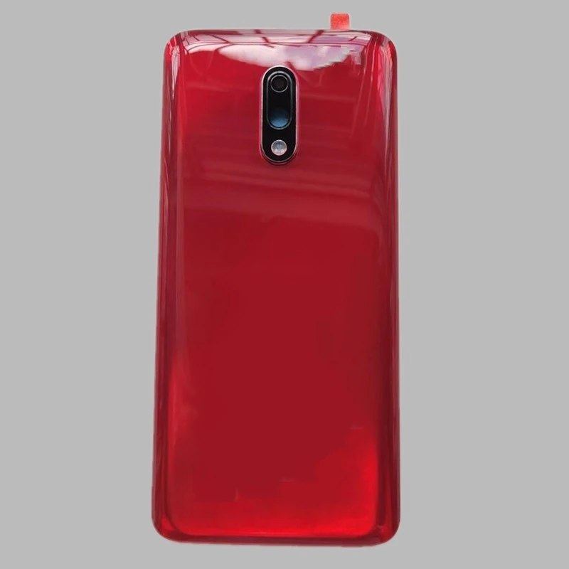 Glass Back Rear Panel Door Housing Cover for Oneplus 7 Replacement Battery Case Repair Parts for One Plus 1+ 7 with Camera Lens