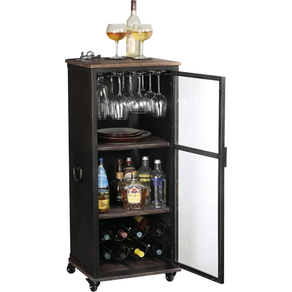 Stir Stick Wine & Bar Cabinet bar furniture  wine bar cabinet  wine rack cabinets