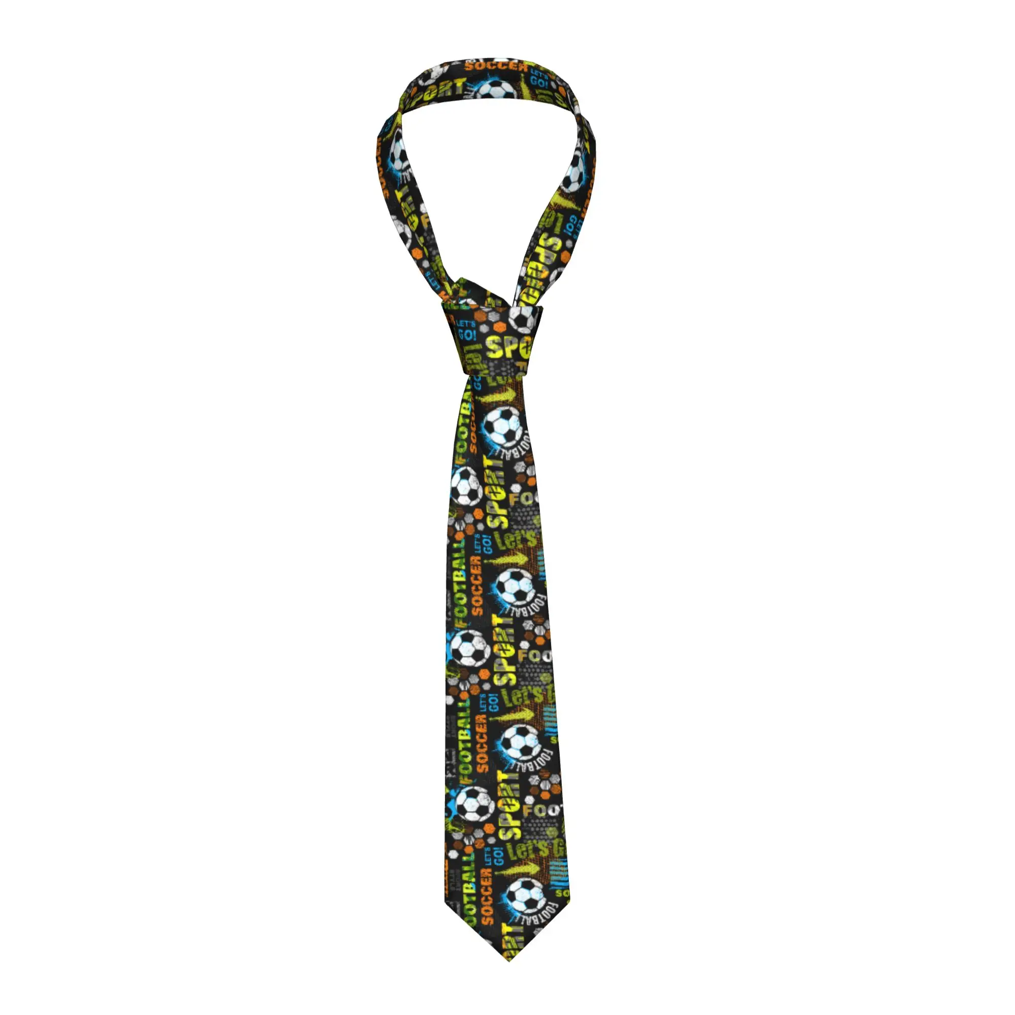 

Soccer Ball Necktie Grunge Football 8 cm Cute Cartoon Grunge Football Sport Neck Ties for Mens Casual Narrow Party Gravatas