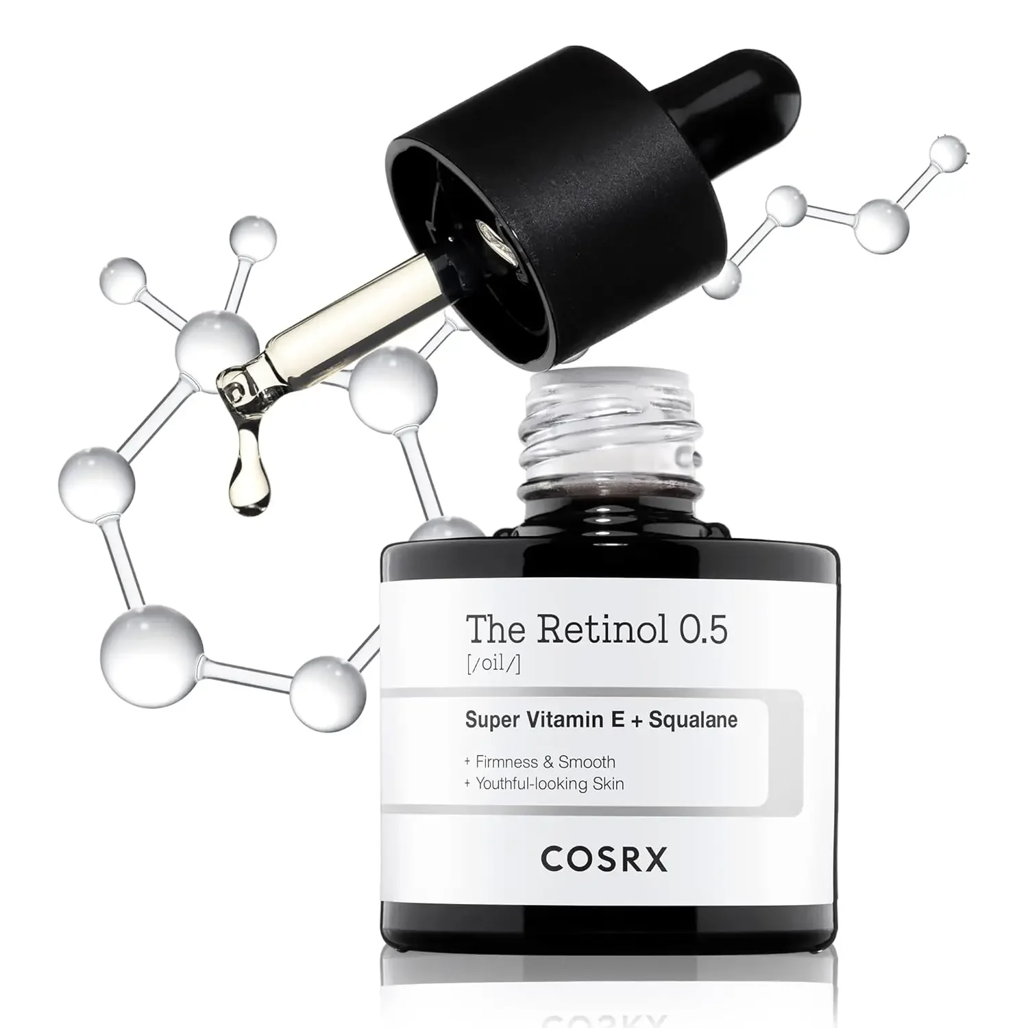 COSRX Retinol 0.5 Oil, Anti-aging Serum with 0.5% Retinoid Treatment for Face, Reduce Wrinkles, Fine Lines, & Signs of Aging