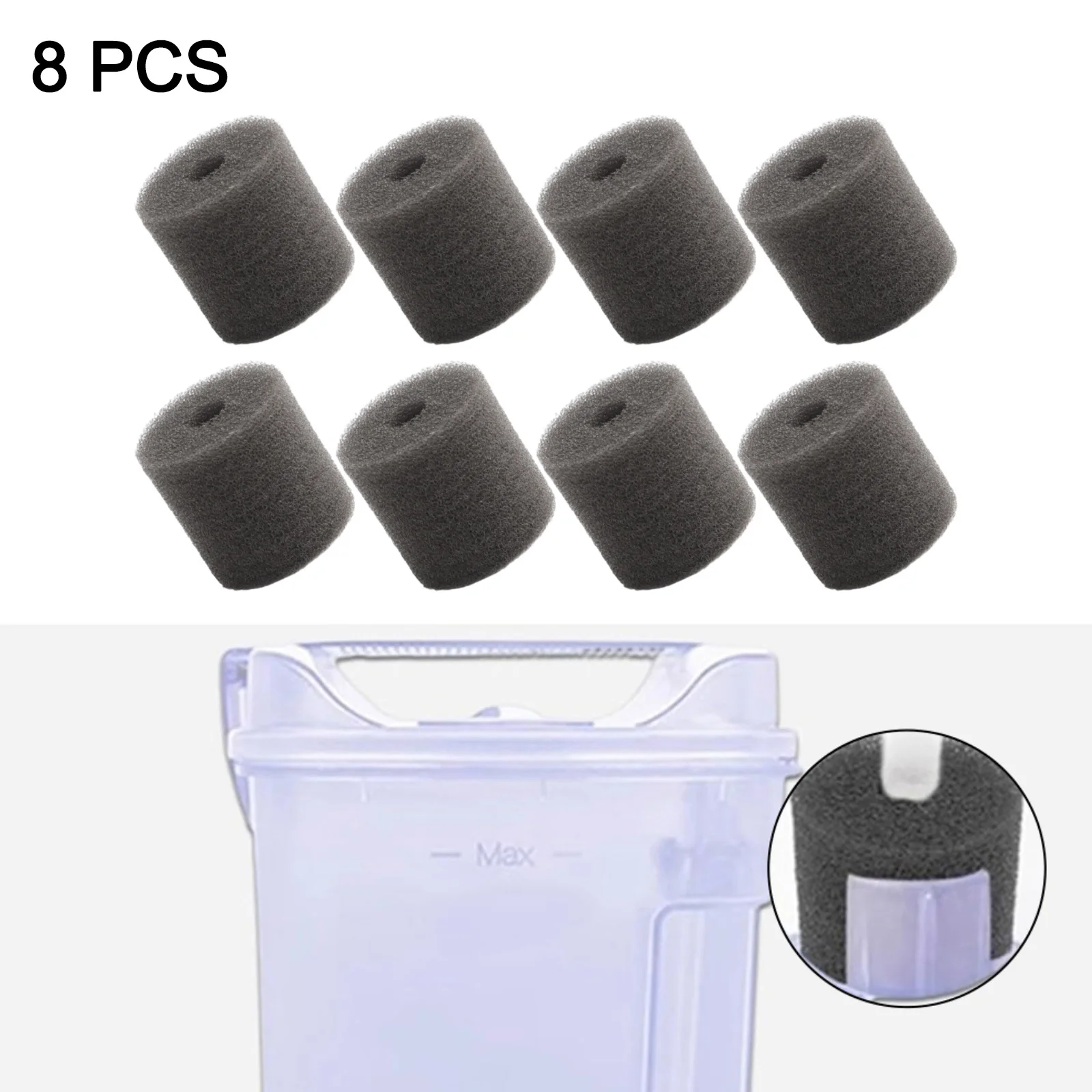 

Cleansing Excellence 8 pack of High Efficiency Replacement Filters Suitable for All For Narwal Models (J1 J2 &J3)
