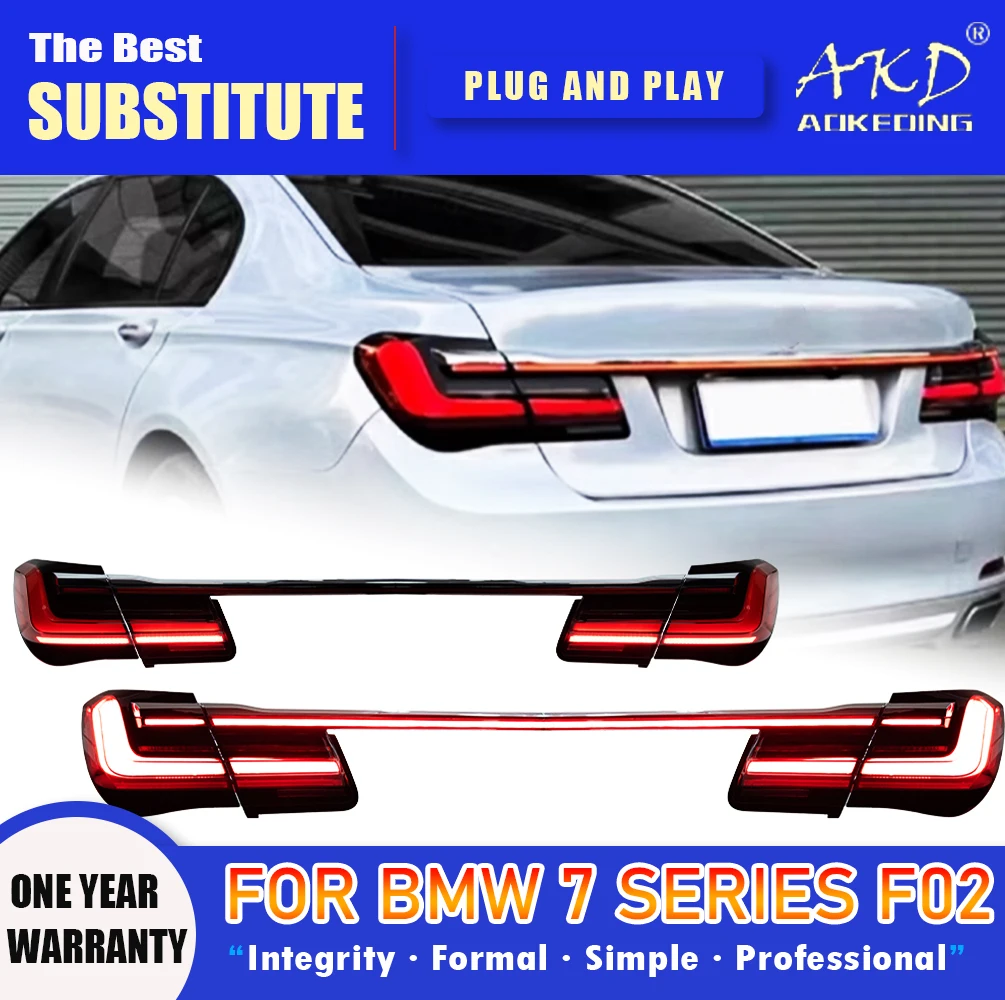 

AKD Tail Lamp for BMW 7 Series F02 LED Tail Light 2009-2015 730I 740I 760I Fog Brake Turn Signal Automotive Accessories