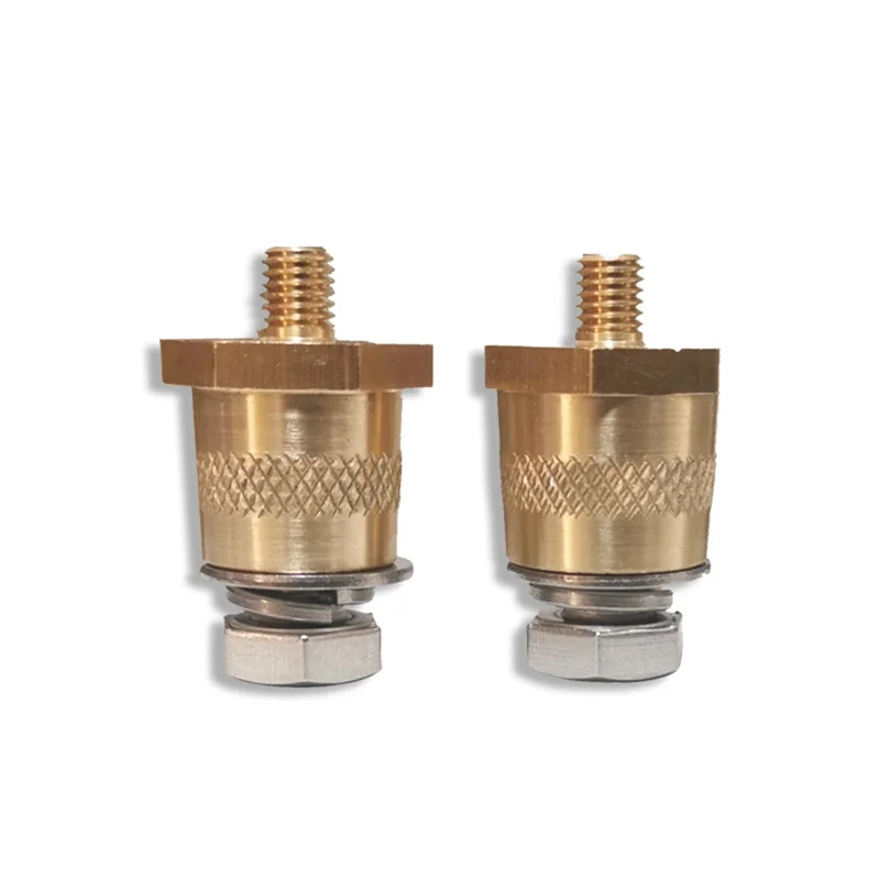 

LJL Battery Pole Adapter 1 Pair M6 Battery Pole Battery Pole Terminals Brass For Lithium Car Batteries