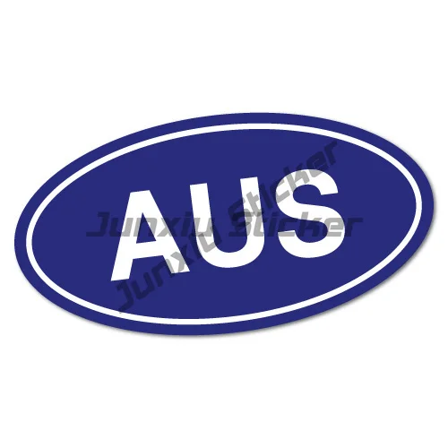 

Aus Country Code Oval Label Sticker Aussie Car Flag Funny Ute