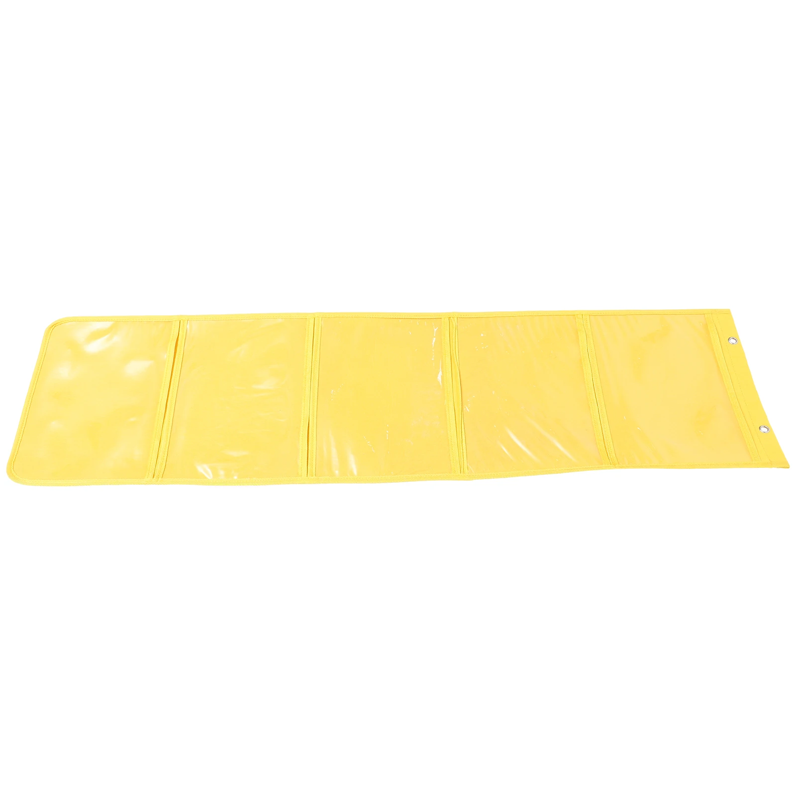 

5 Compartment A4 Transparent Kids Storage Bags Non woven Fabric Painting ganizer for Home Kindergarten Works Display Multi