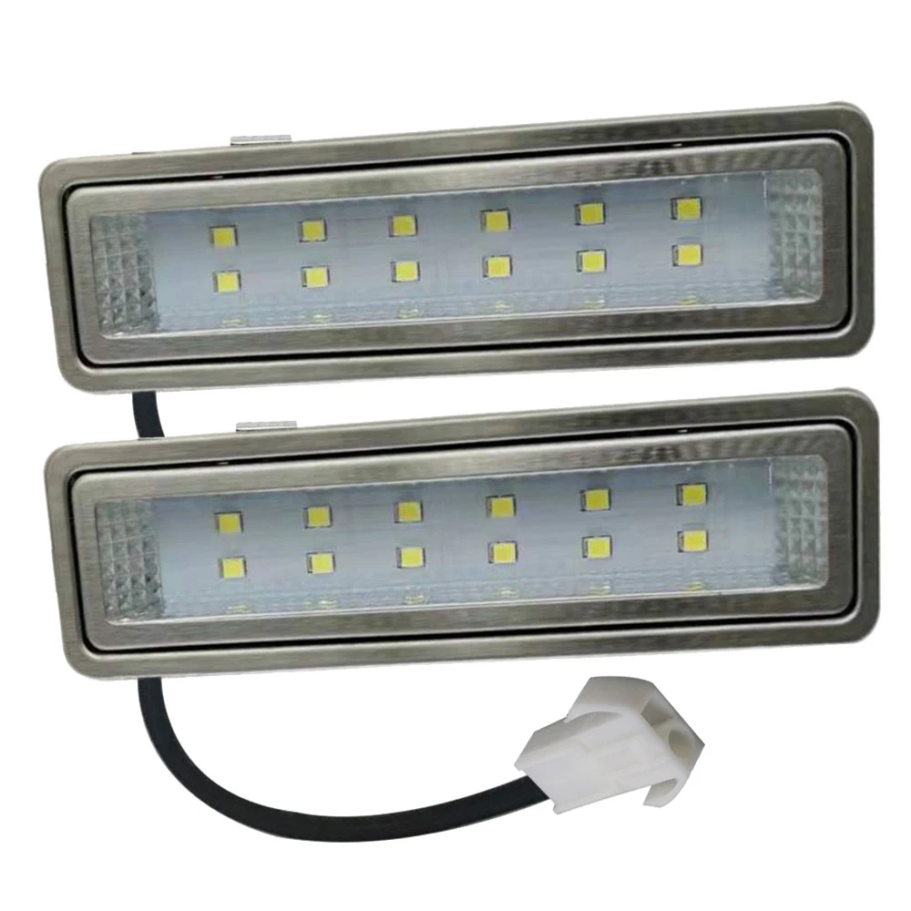 

2x 120mm LED Kitchen Range Hood Smoke Exhaust Light DC 12V 1.5W with EL Female Connector Stainless Steel Cooker Hood Light Bulb