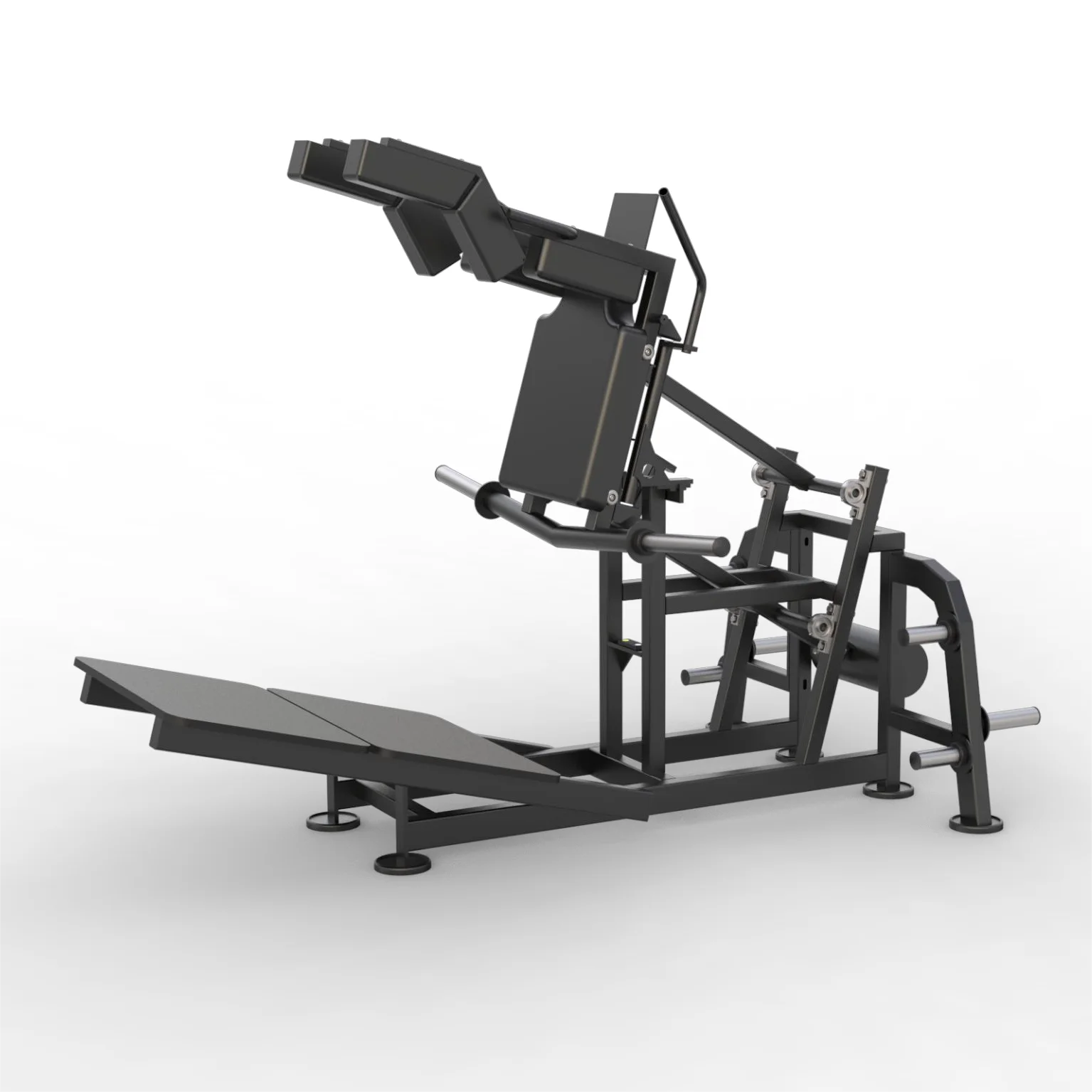 

Gym Fitness Equipment Super Squat Trainer Wholesale Two-track Hack Squat Legs Muscle Strength Training Machine