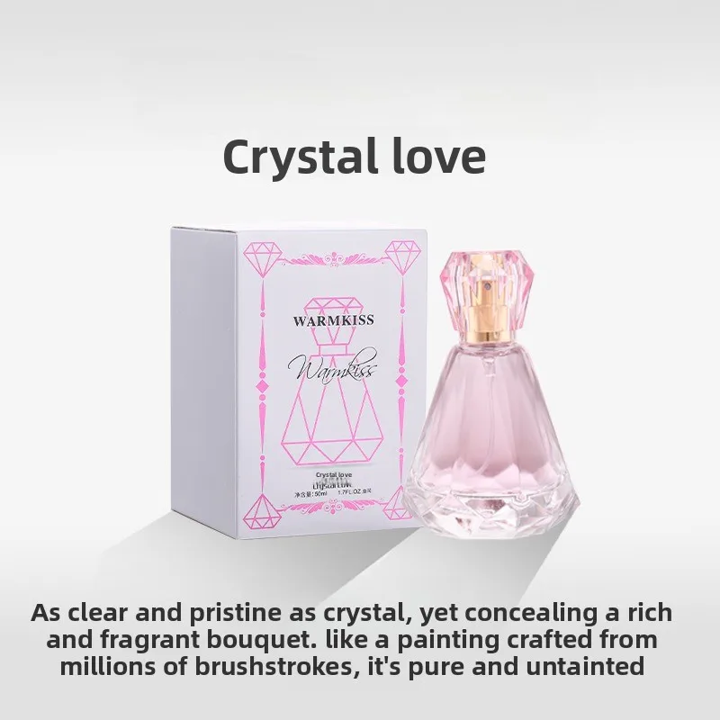 انفجار المشاهير الإنترنت كريستال الحب المحيط القلب الماس العطور خفيفة دائمة الرجال والنساء العطور بالجملة