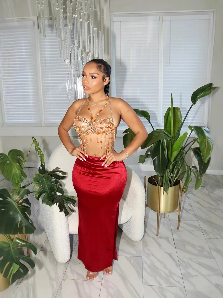 Bodycon Dress Evening Party Woman Techwear Spicy Asymmetrical Utility Waterproof Buckles Cargo Adjustable Drawstring Cyber Girls