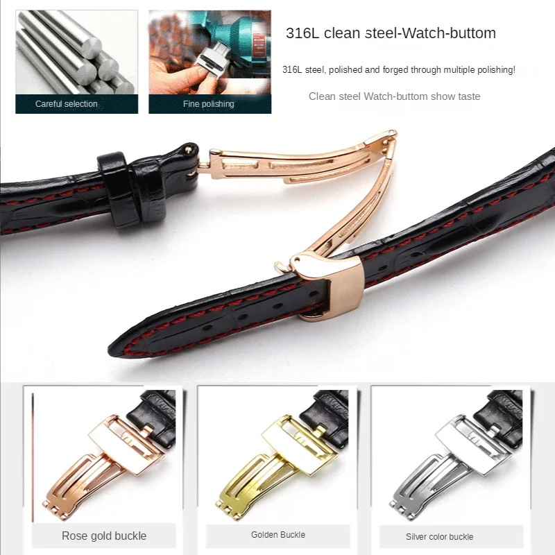 Calf-Skin Watchband for AP Royal Oak Series 15710 15703 15706 26470 26471 26474 Leather Watch Strap 28mm Leather Bracelet Male