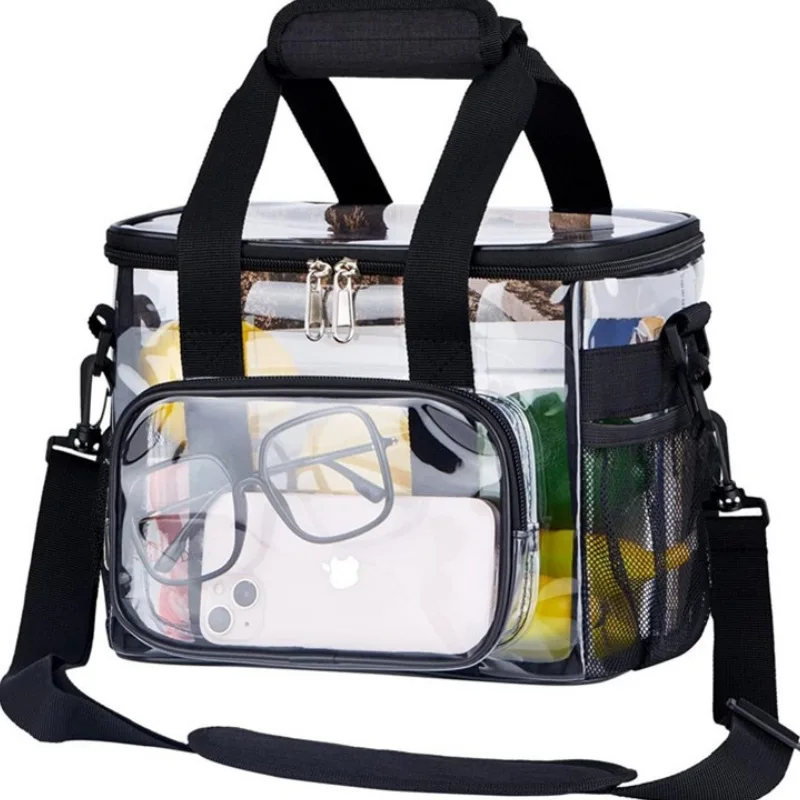 

Clean lunch bag can adjust men's shoulder straps to reuse clean handbags/outdoor picnic bags