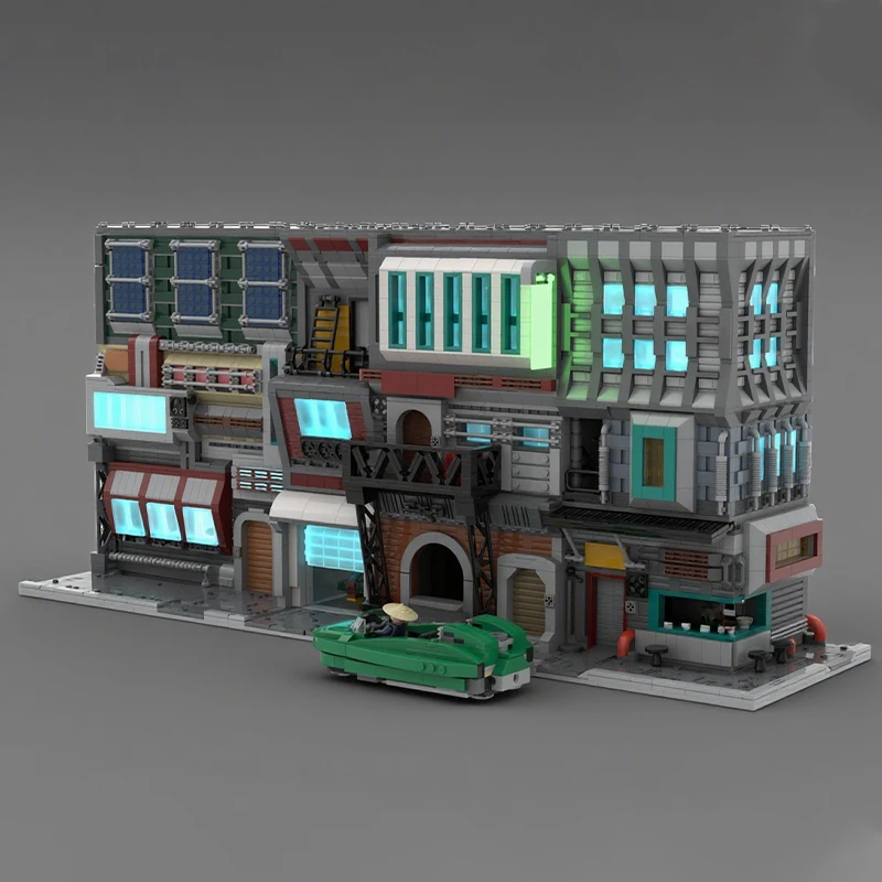 

5405 шт. MOC Coruscant Underworld модульные уличные звезды боевые строительные блоки Рождественский подарок вдохновляет неограниченный набор для творчества