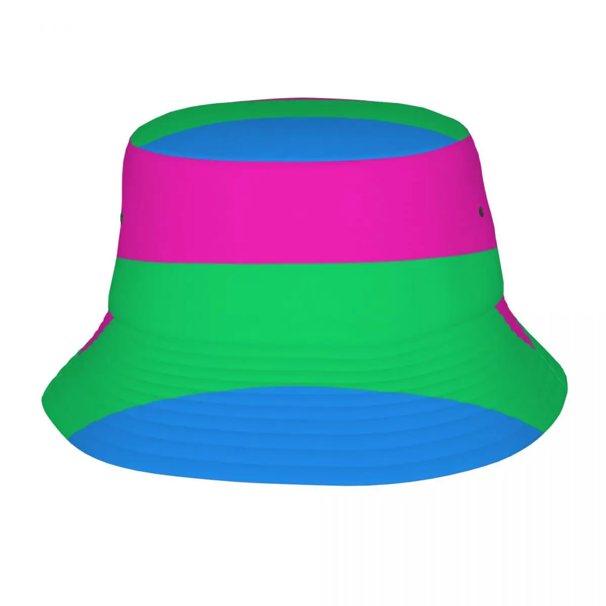 Trendy Polysexual Lgbt Bucket Hat Unisex Foldable Outdoor Yaoi Boy Love Fisherman Hat Travel Headwear Panama Hat