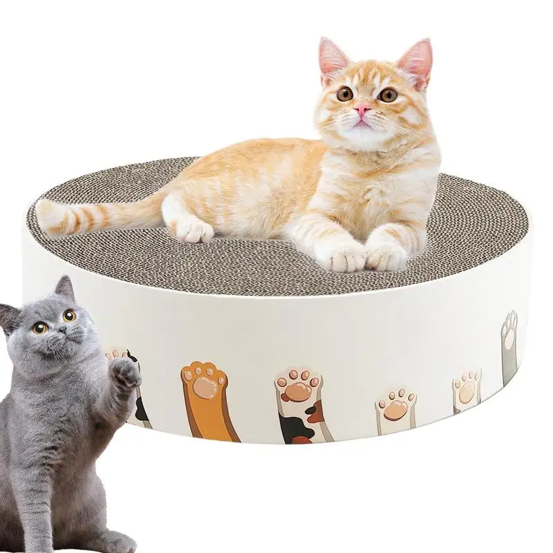 

Cat Scratcher Lounge Corrugated Cat Scratching Pad 2 In 1 Cat Scratch Nest For Indoor Cats Protect Couch & Carpets & Sofas