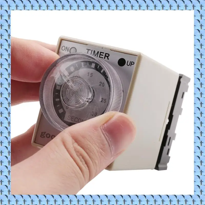 NOCM 2X DC 12V 0-30 Seconds 30S Electric Delay Timer Timing Relay DPDT 8P W Base