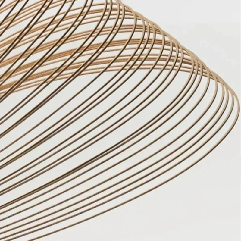 Nordic Postmodern Birch Wood LED Hanging Lamp Modern Chandelier for Living Room Dining Room Art Lighting Home Decor