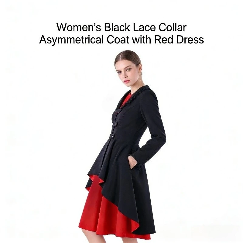 

2026 Новый фрак в стиле регентства, длинный плащ с асимметричным подолом, землистая палитра, с инклюзирующим размером ​