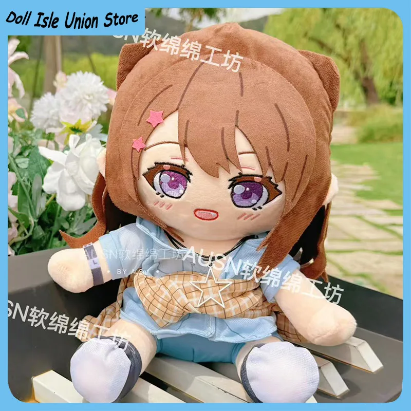

30cm Original Anime BanG Dream! Toyama Kasumi Girl Plush Cotton Doll Sitting Posture Plushie Cartoon Game Toys Pillow