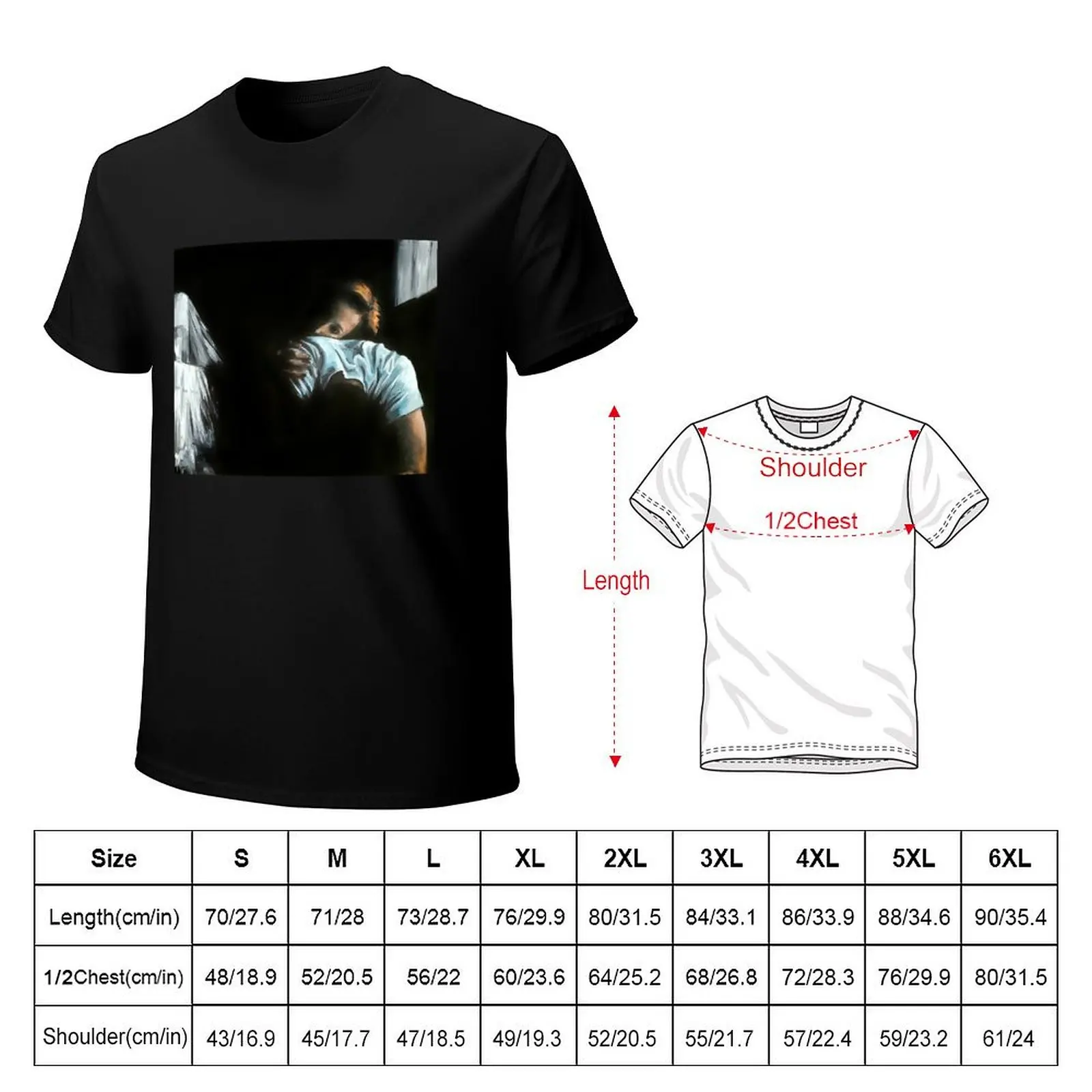 Mulder and Scully Demons Original Painting The X Files T-Shirt Plus Size Outdoor Casual Top